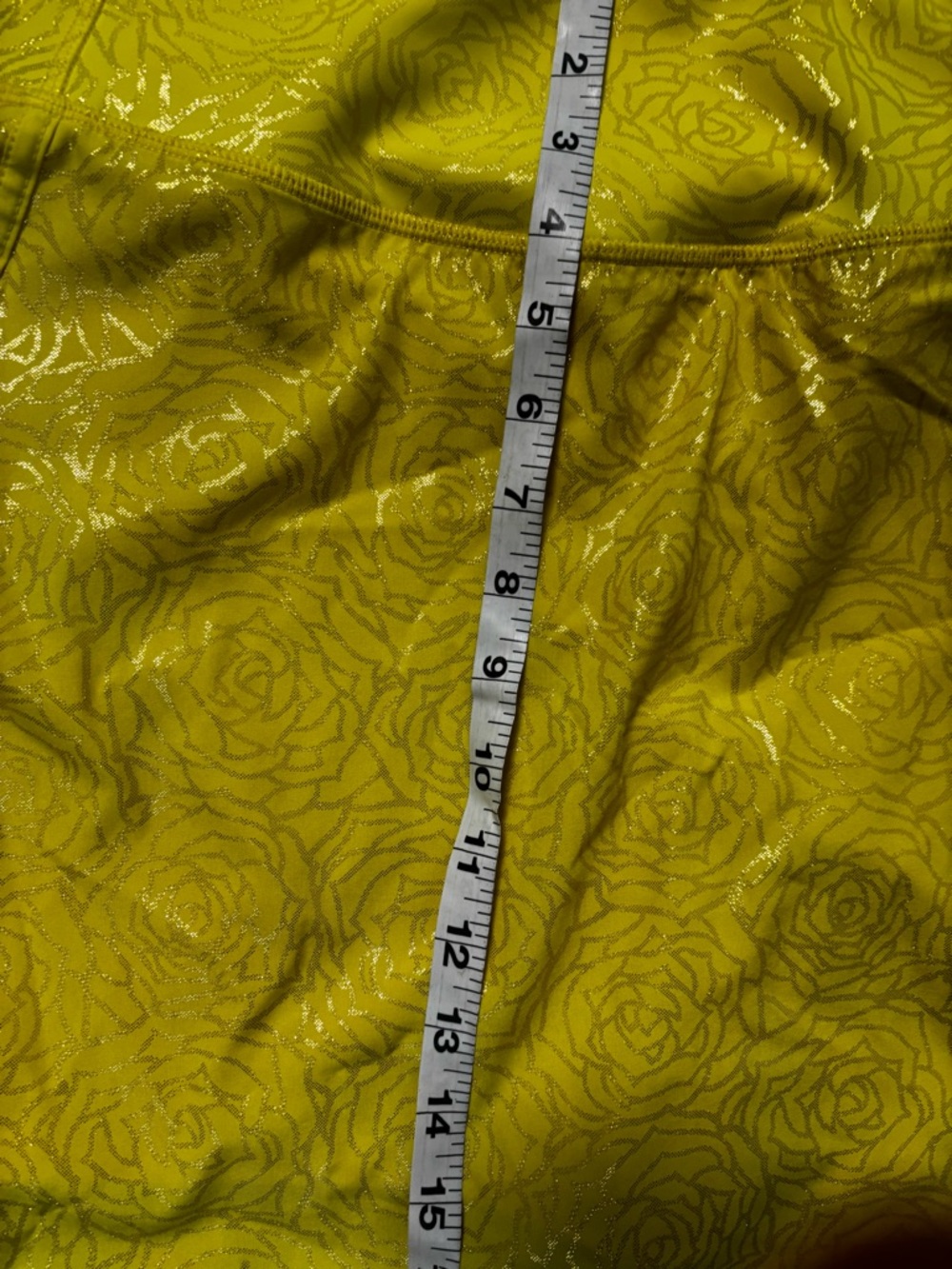 Crowned Athletics Yellow Floral Skort Skirt Athletic Tennis Workout XL - Picture 6 of 9